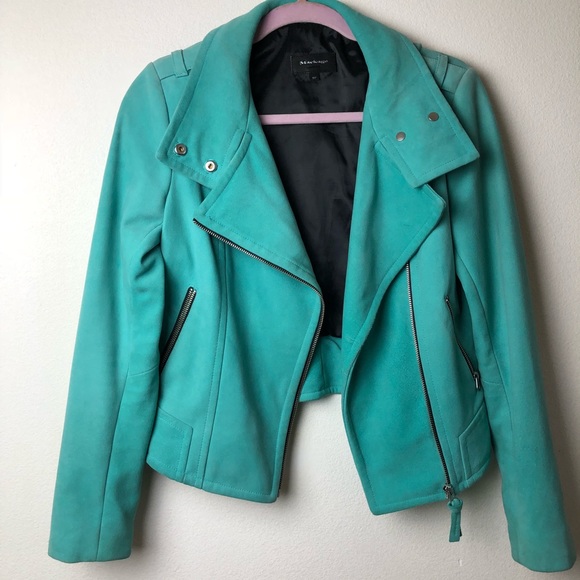 Mackage Jackets & Blazers - Mackage teal Moto jacket